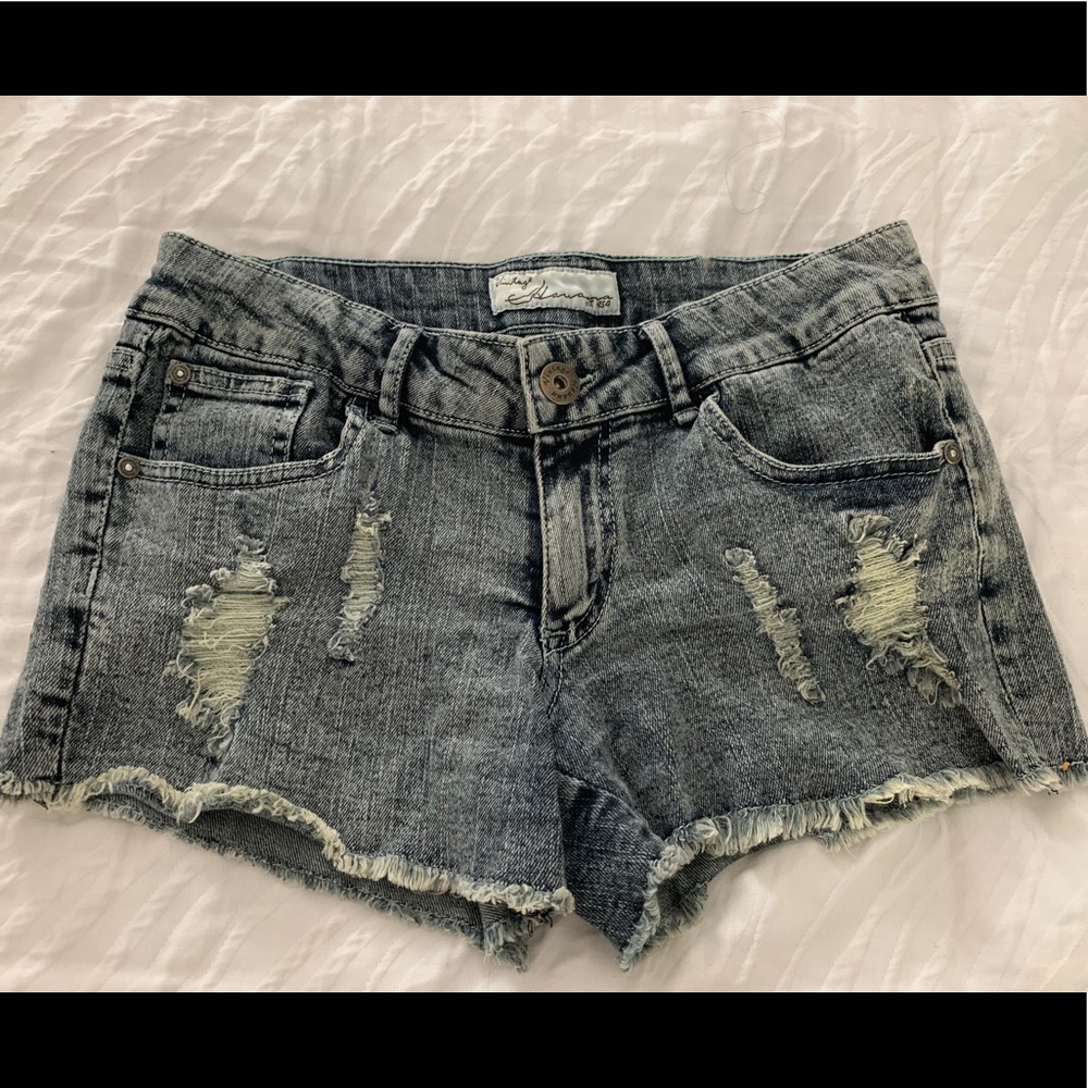 Denim shorts